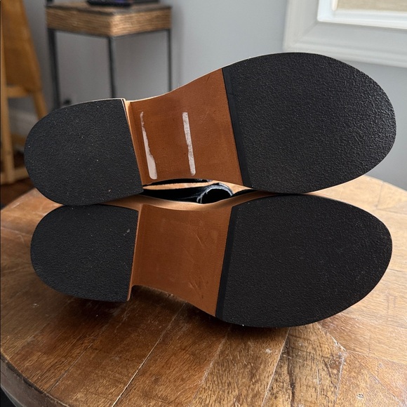 Antelope Iris Suede Wedge Chuck Heel Closed Toe Clogs 10 NWOB - Picture 13 of 13